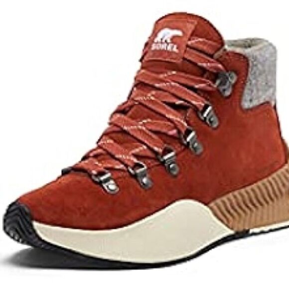 Sorel - Out N About III Conquest Waterproof Boots for Women in Warp Red | 8 - Picture 1 of 7